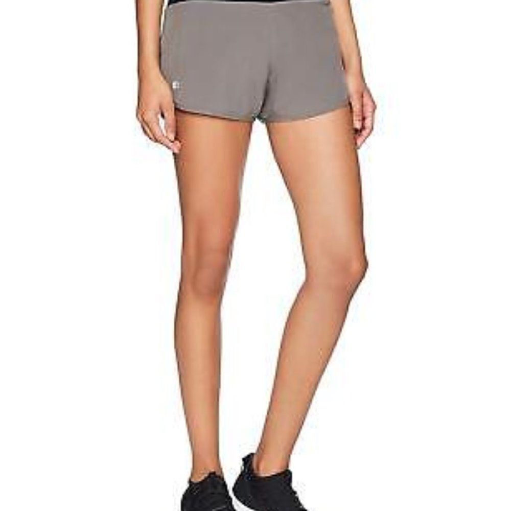 Starter Gray/Black Dri Star drawstring waist shorts, size M